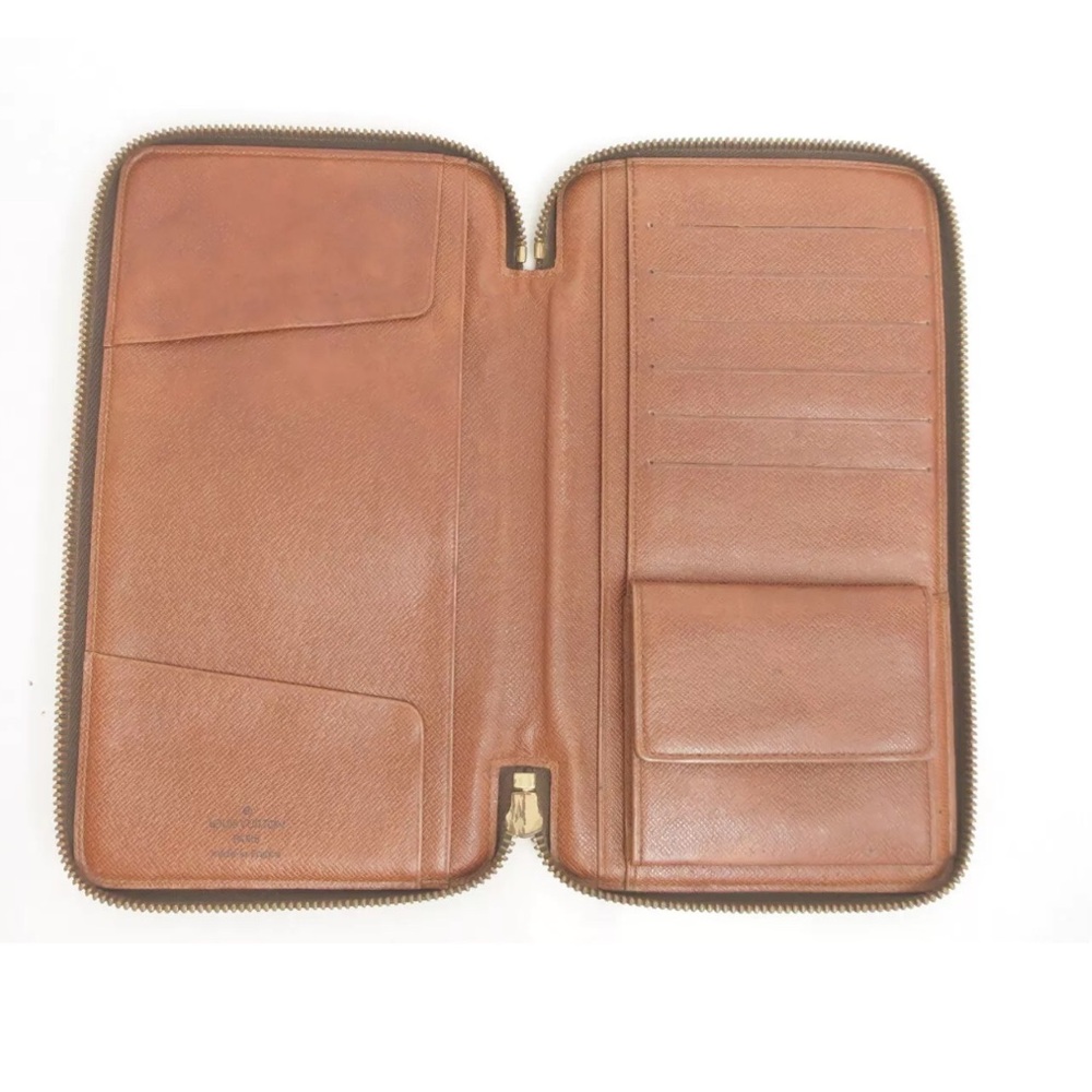 🔷LAST CALL🔷 Louis Vuitton Monogram De Voyage Travel Organizer Zippy Wallet - Picture 5 of 15